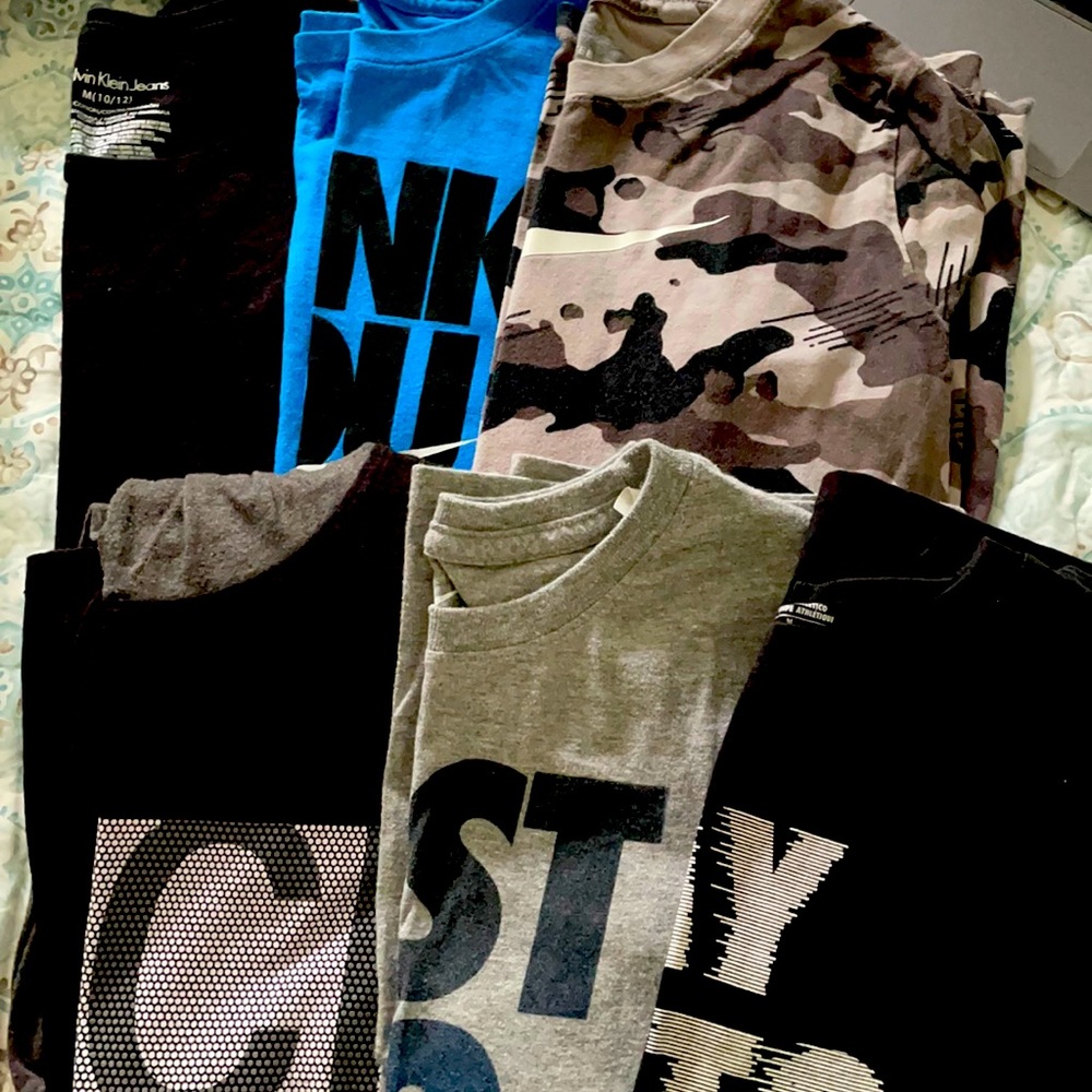 Bundle of 6 boys shirts